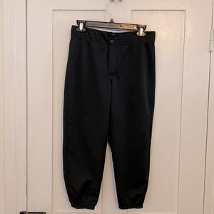 Softball pants, Ladies Medium, black